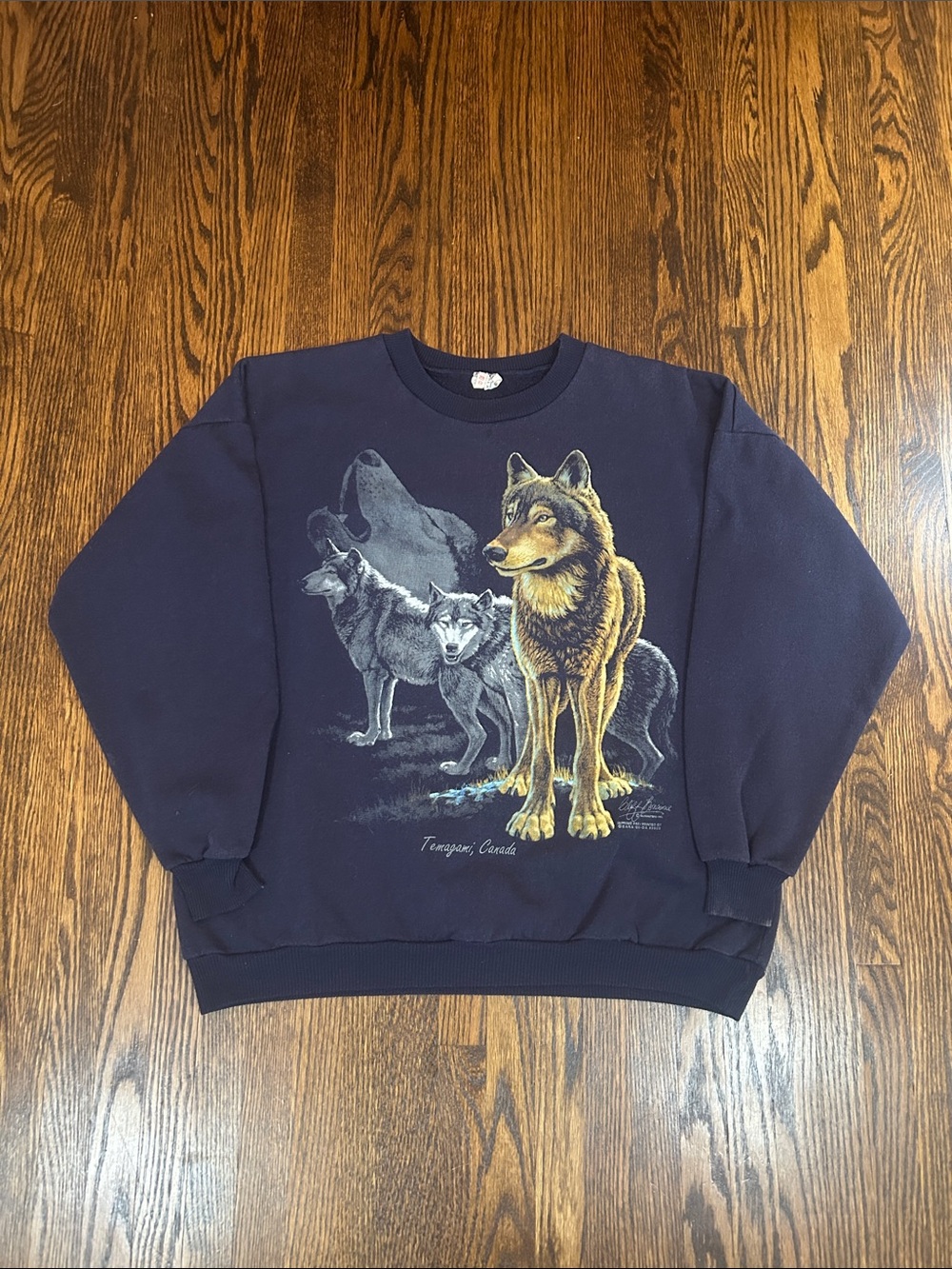 Vintage 90s Wolf Sweatshirt